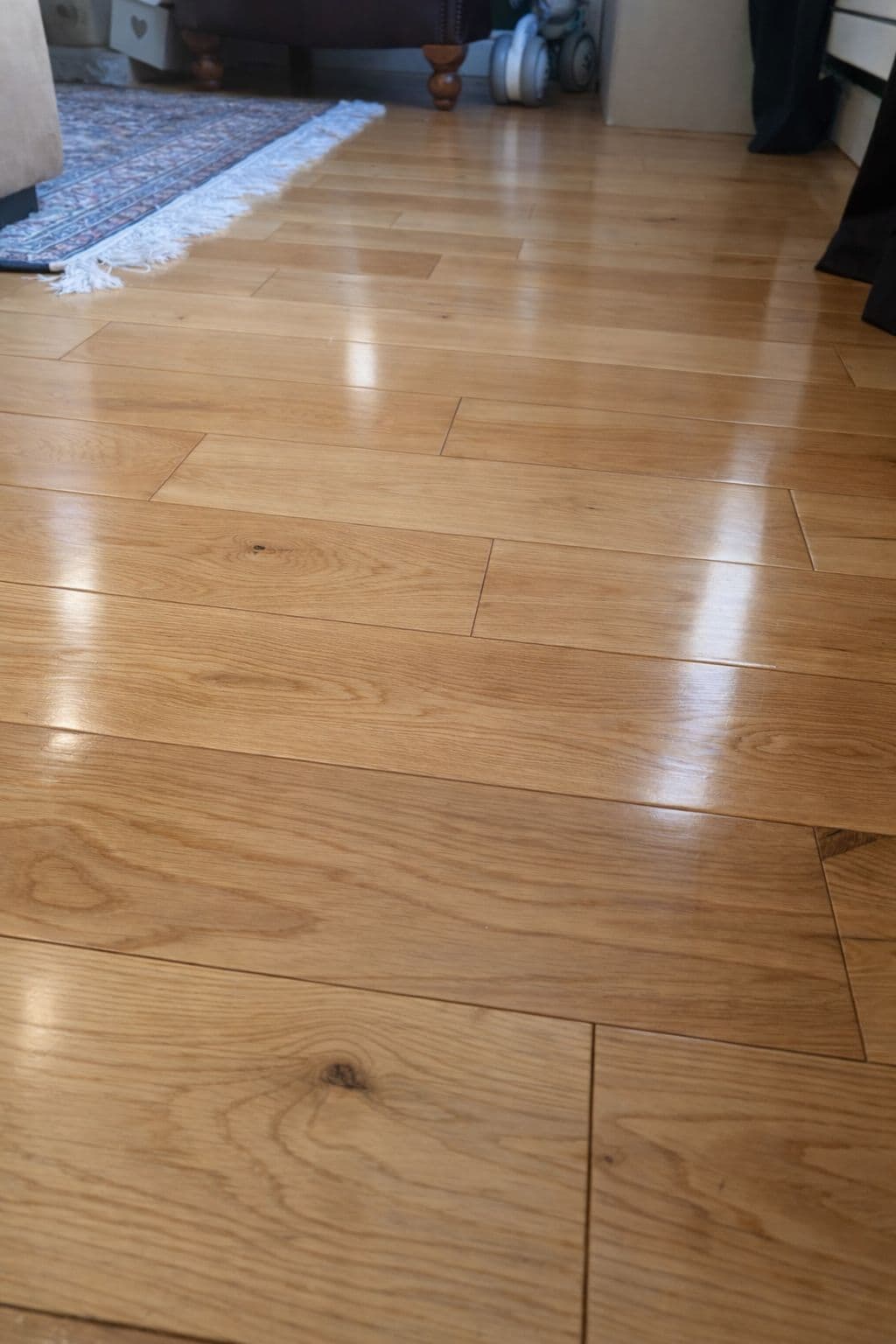 Residential cleaning detail work in a Congleton home