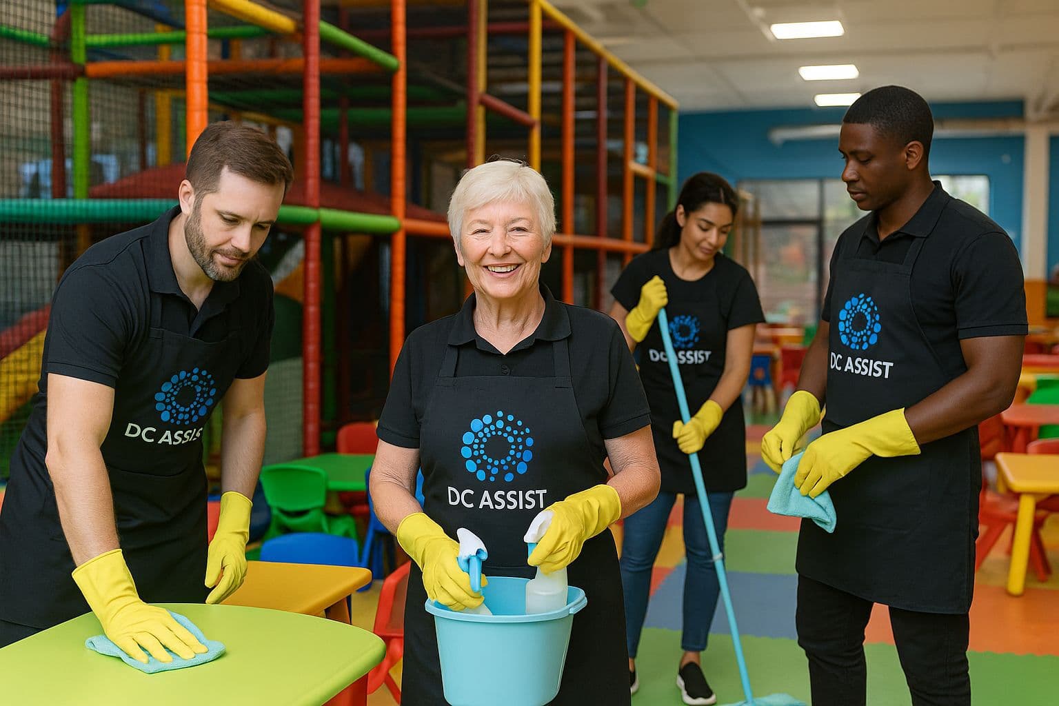 Professional soft play centre cleaning in Congleton